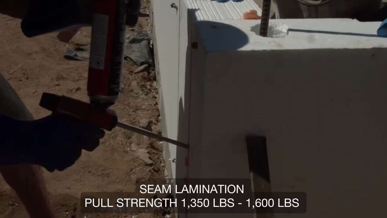 Still from the SABS Start to Finish film showing seam lamination